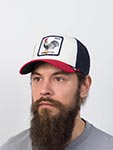 Бейсболка GOORIN BROTHERS арт. 101-2009 (кремовый / красный)